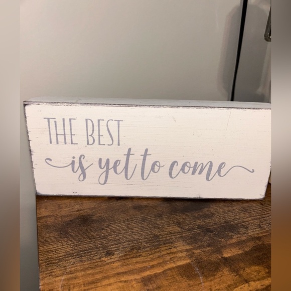 Inspirational Wooden Sign - Picture 1 of 3